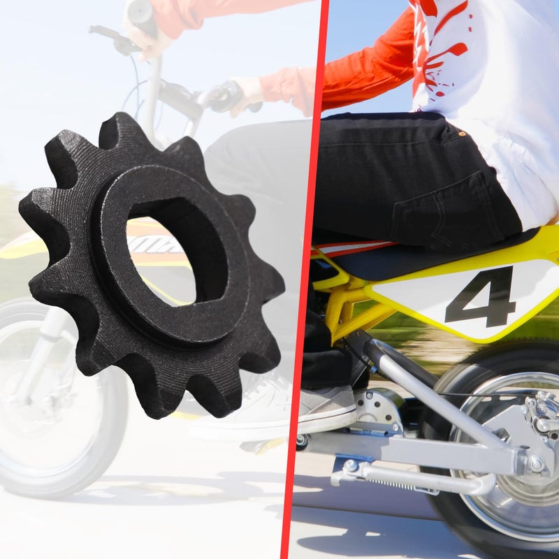 KAMIER 11T Teeth 25H Chain Motor Sprocket with Master Links Replacement for Razor MX650 MX500 SX500 Mcgrath RSF650 Dirt Rocket Bike Kids Electric Scooter Mini Bike Go Kart Cart MY1020 DC Motor Parts - Image 2